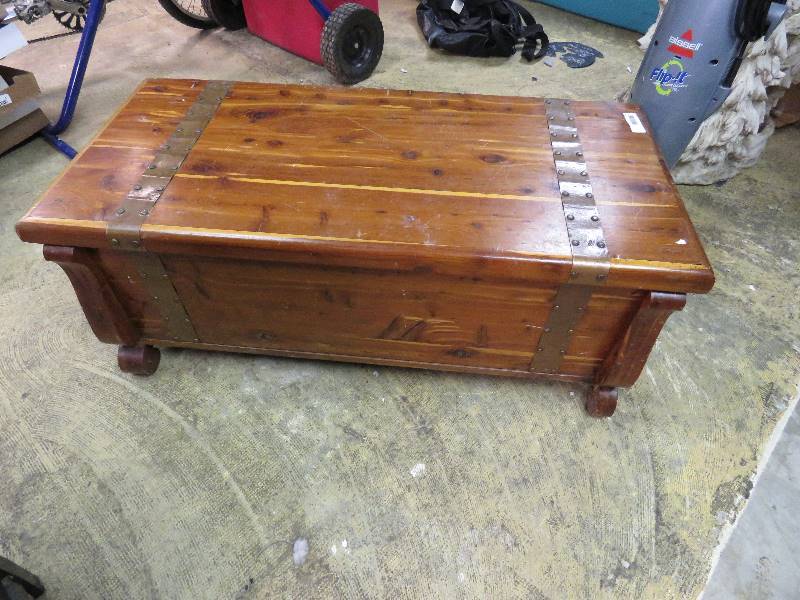 Wood Storage Chest
