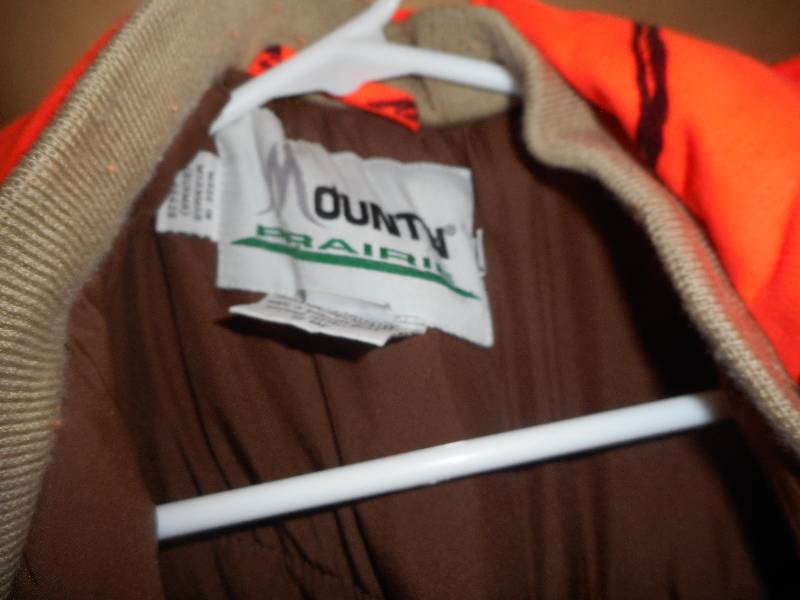 2x outin prairie insulated blaze orange jacket
