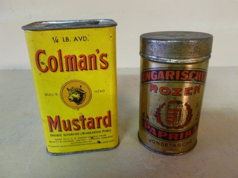 Vintage Metal Containers