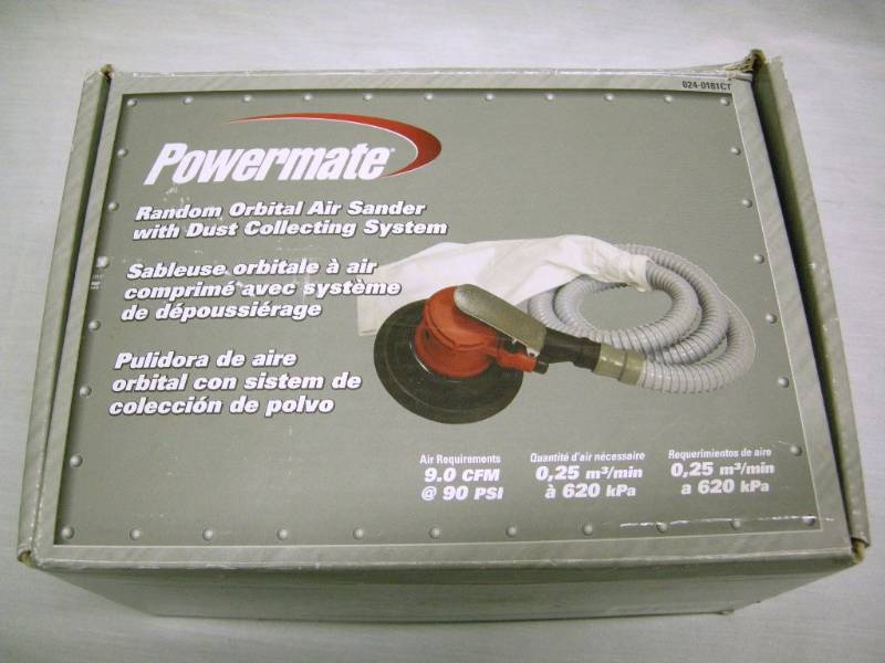 lot 38 image: PowerMate Random Orbital Air Sander