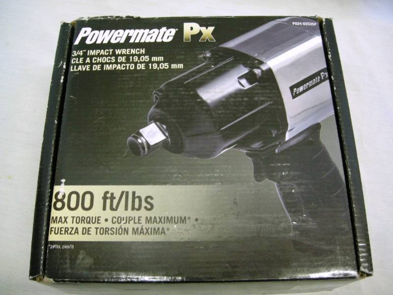 lot 72 image: PowerMate PX 34 Impact Wrench