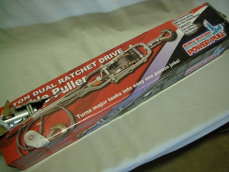 lot 84 image: 4 Ton Ratchet Drive Cable Puller