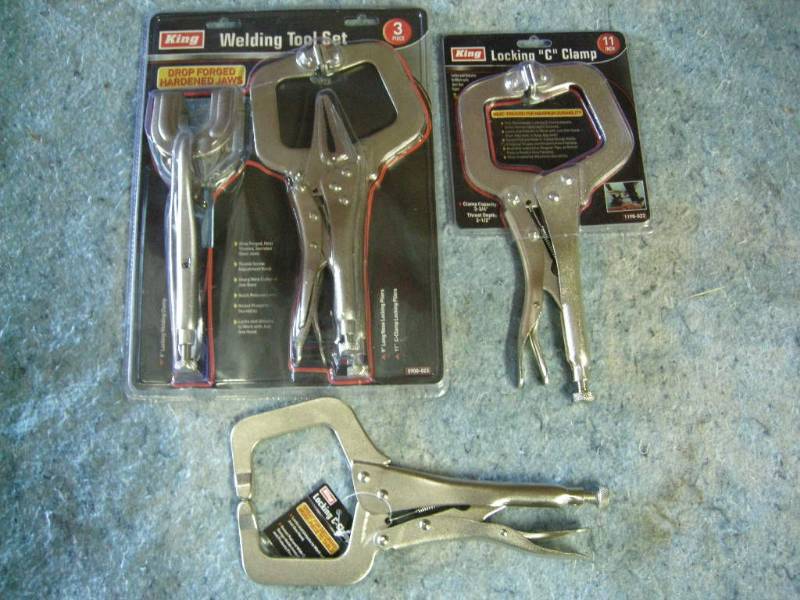 lot 95 image: King Welding ToolLocking Clamps