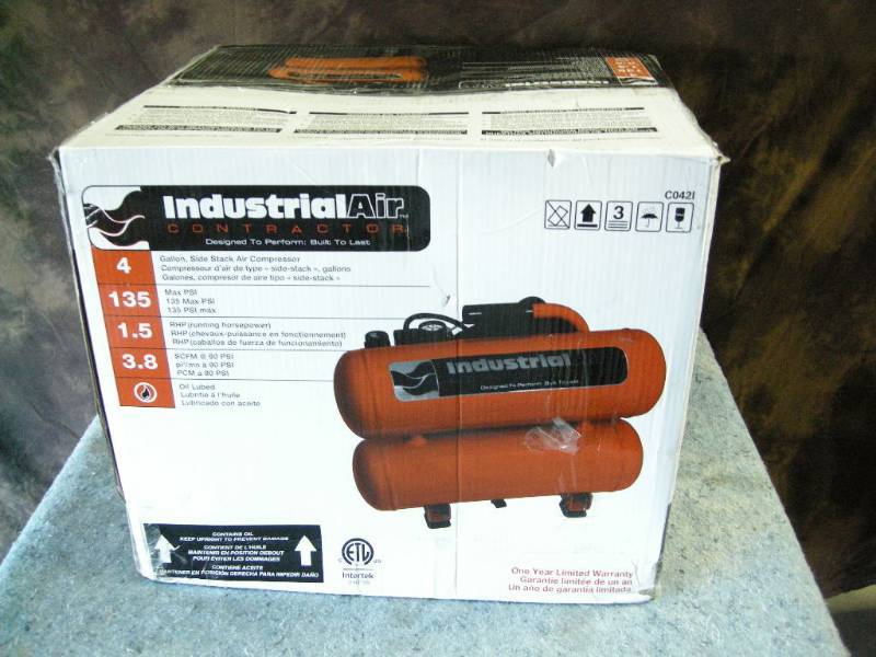 lot 105 image: Industrial Air Contractor Side Stack Air Compressor