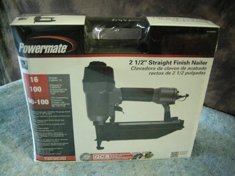 lot 106 image: PowerMate 2-12 Straight Finish Nailer
