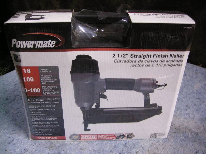 lot 120 image: PowerMate 2-12 Straight Finish Nailer