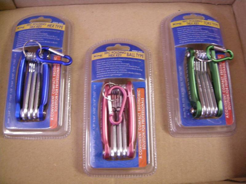 lot 143 image: Folding Hex Key Sets