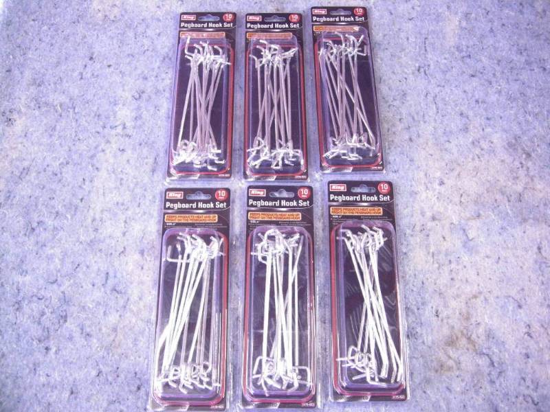 lot 149 image: Pegboard Hook Sets