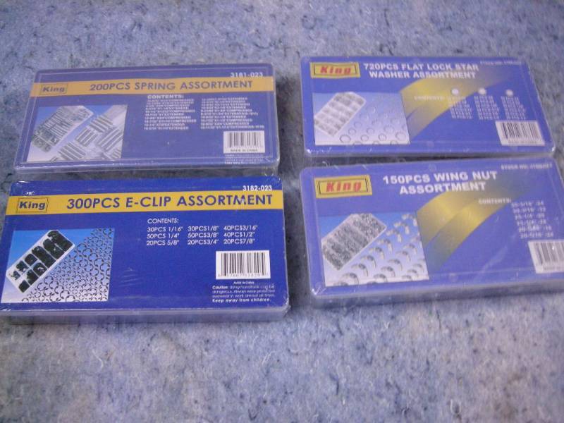 lot 152 image: 4 Hardware Assortment Sets
