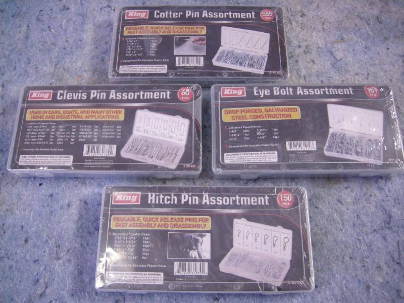 lot 158 image: 4 Hardware Assortment Sets