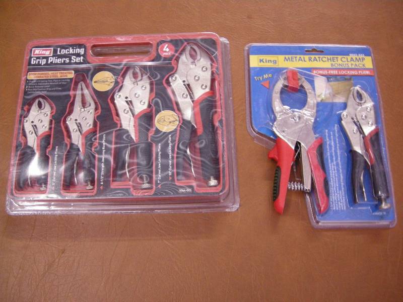 lot 175 image: Locking Grip Pliers & Clamp