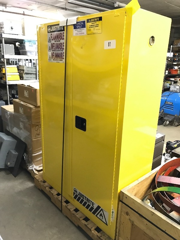lot 11 image: Flammable safety storage cabinet