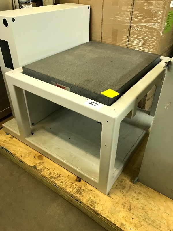 lot 22 image: Granite surface plate and frame