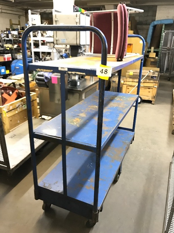 lot 48 image: Steel cart