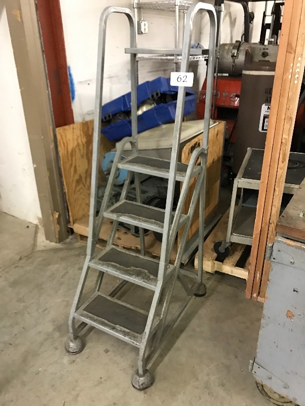 lot 62 image: Safety step ladder