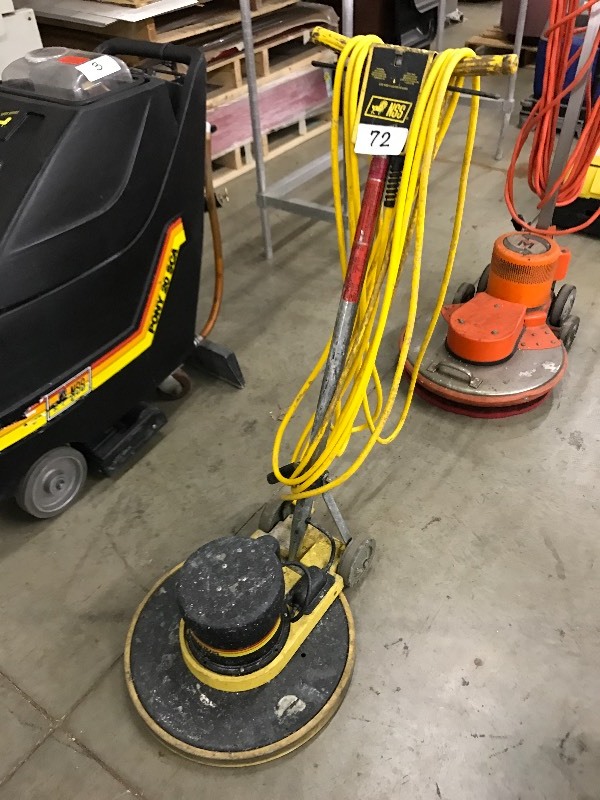 lot 72 image: Floor burnisher