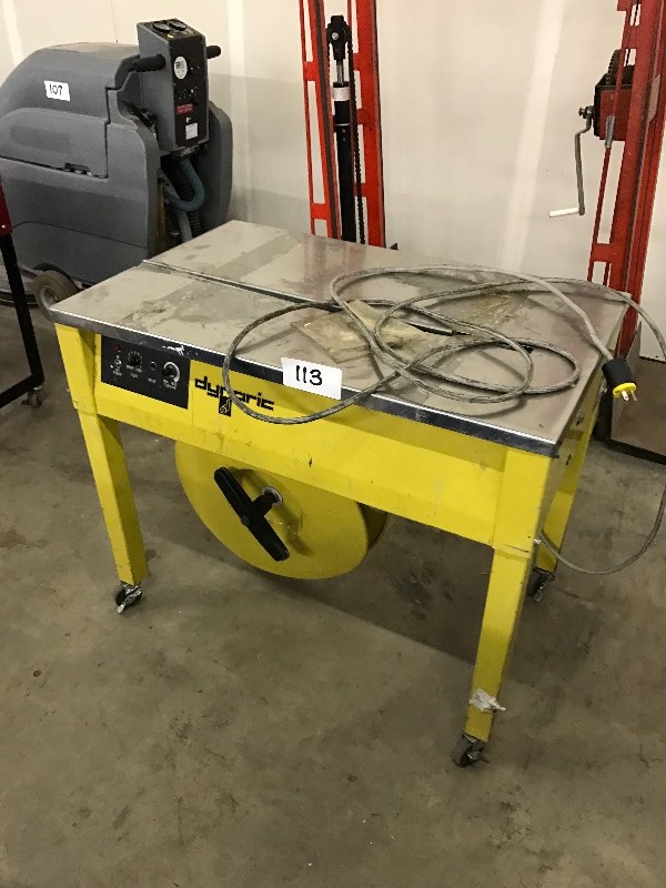 lot 113 image: Box strapping station