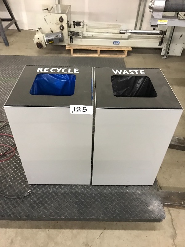lot 125 image: 2 trash receptacles