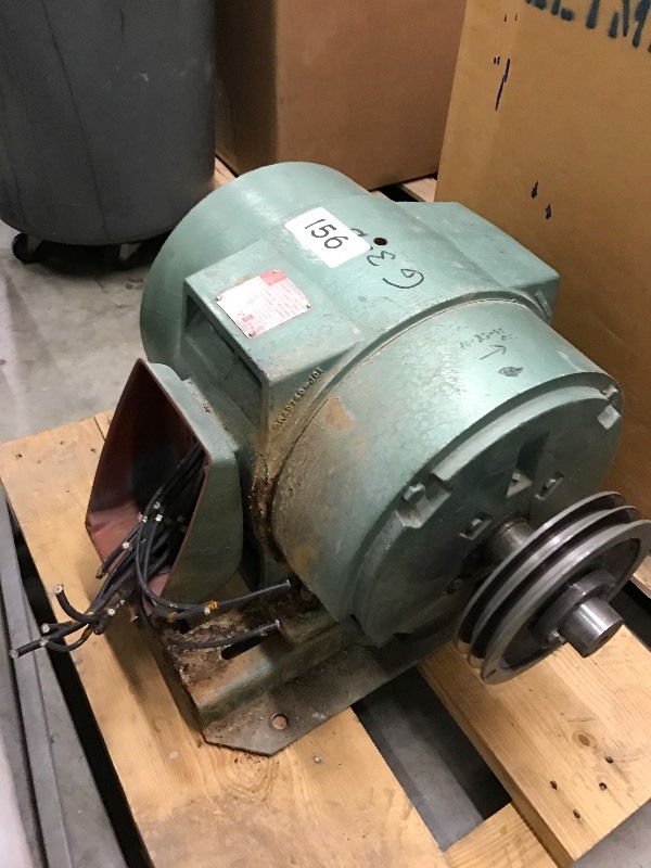 lot 156 image: Large electric motor