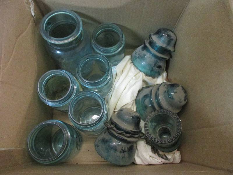 jars and glass insulators