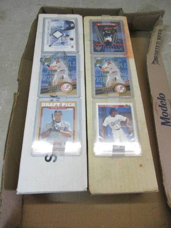 2 boxes of baseball cards