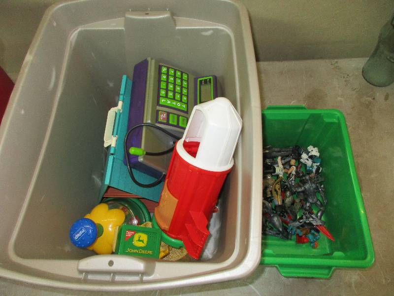 tote of kids toys