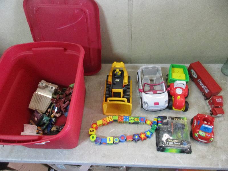 tote of kids toys