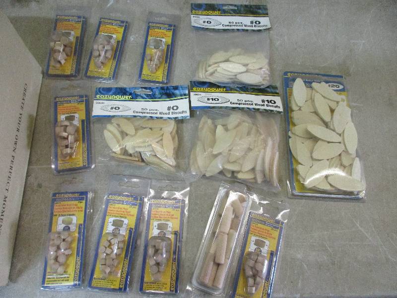 wood plugs and biscuits