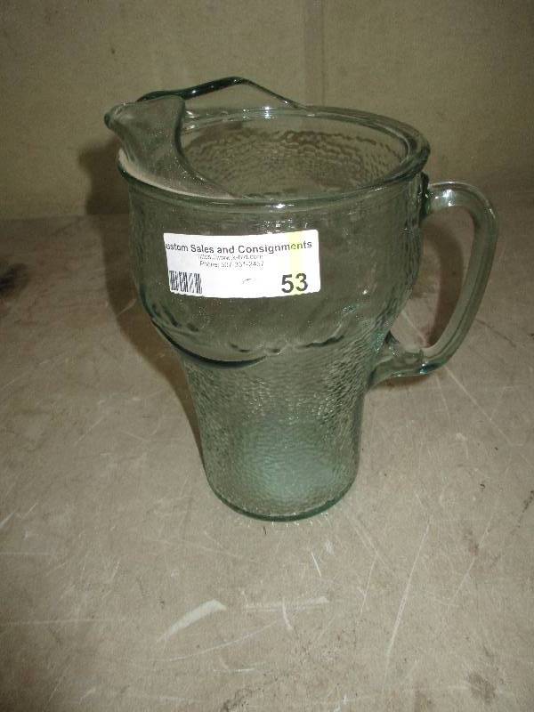 vintage glass coke serving picture