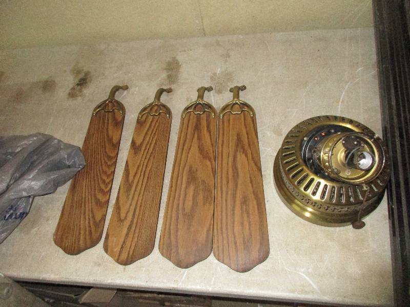 ceiling fan and hardware