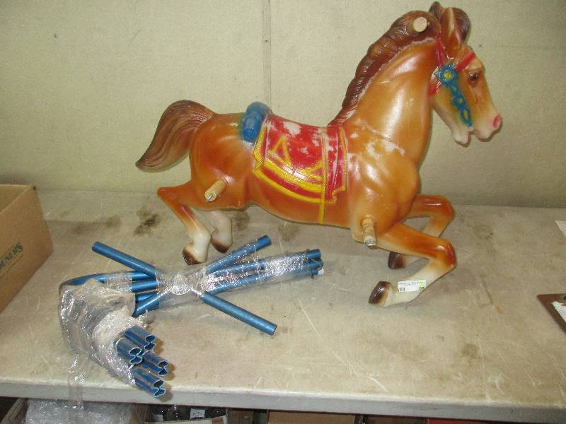 bouncing horse - has all parts needs assembly