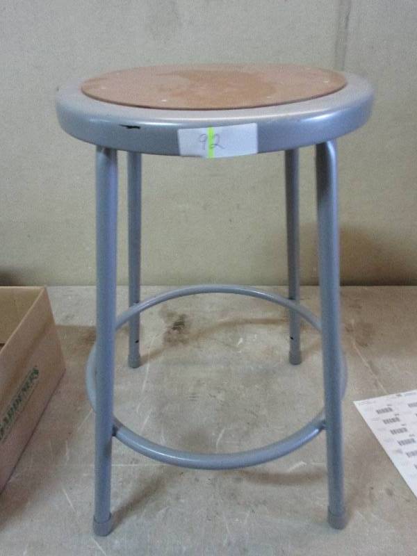 6 metal stools