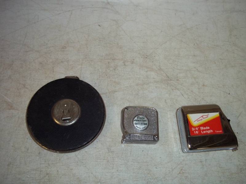 lot 107 image: 3 Tape Measures