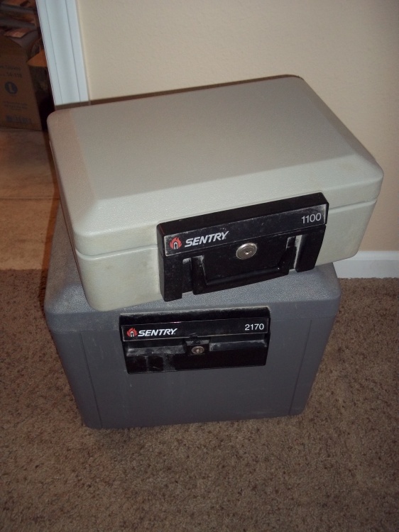 lot 125 image: Pair of Safes, no keys