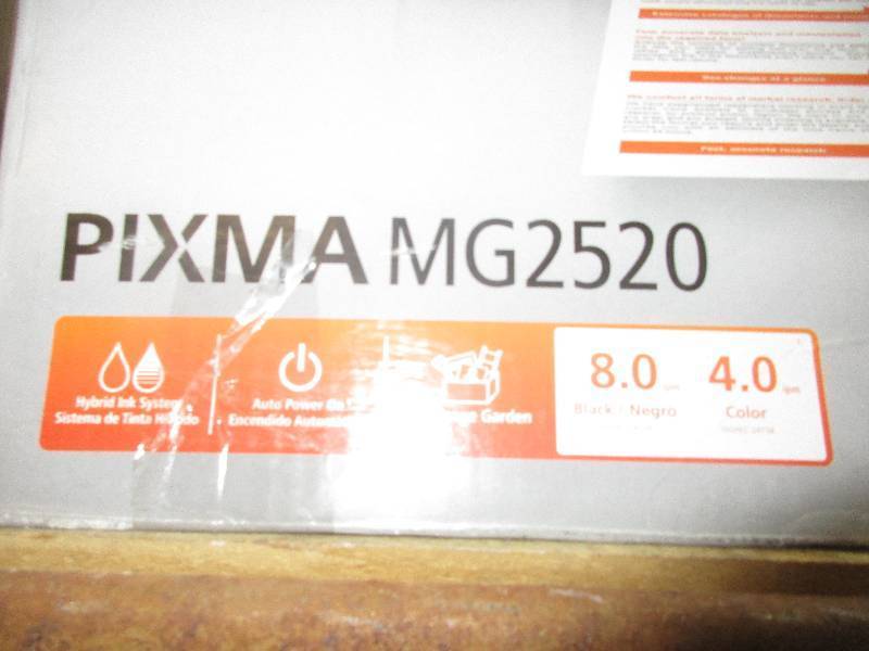 1 cannon pixma MG2520