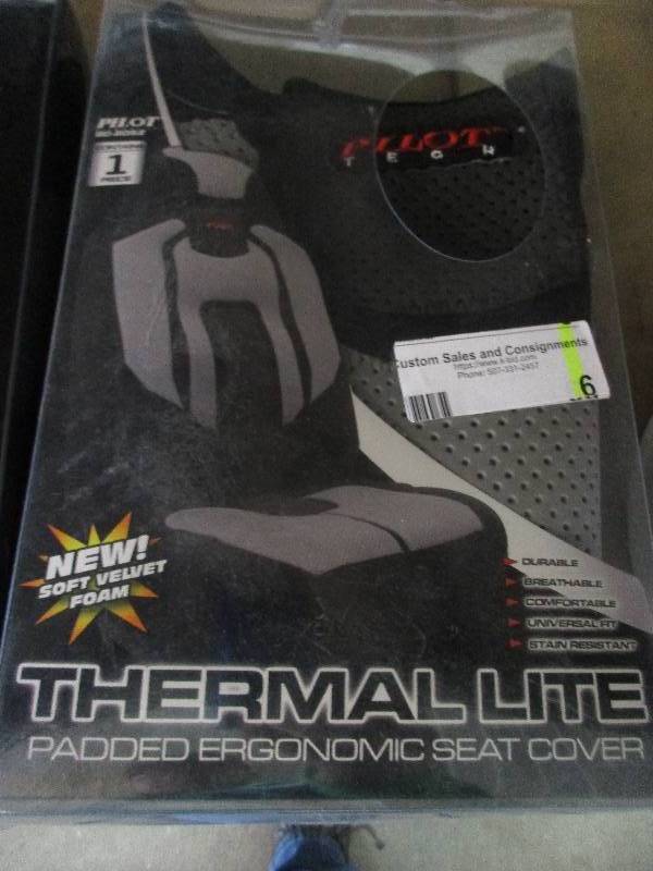 2 matching seat covers