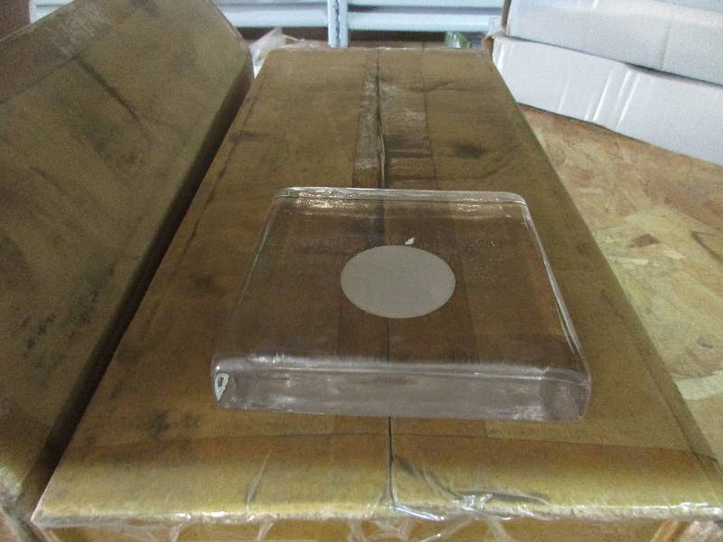 16 thick glass plates for candles