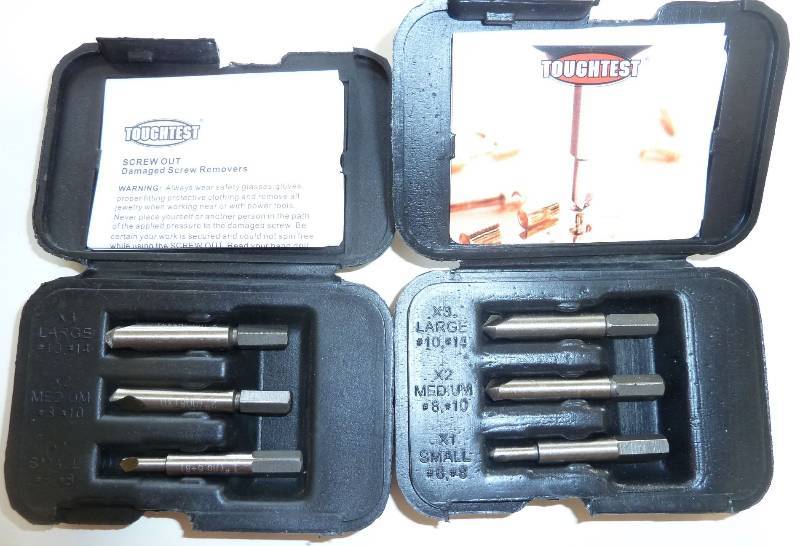 120 screw extractor sets - remove s...