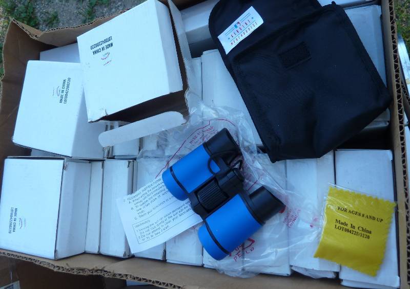 30 kids binoculars...