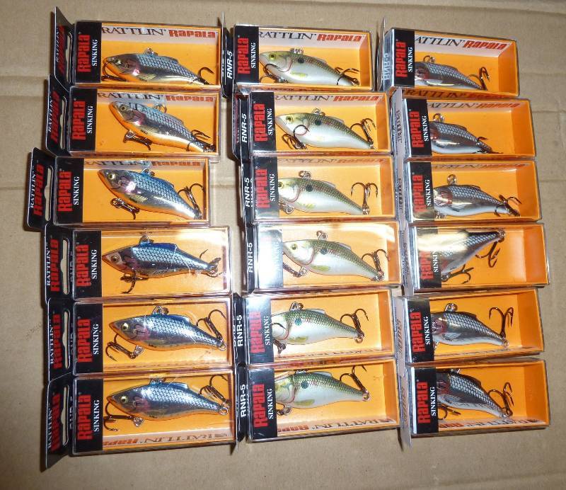 36 Rapala lures, 12 of each Silver,...