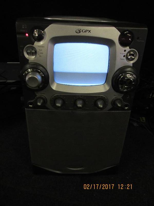 lot 26 image: gpx karaoke machine powers up ...