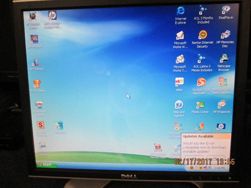 lot 45 image: hp pavillon slimline s7415c pc boot...