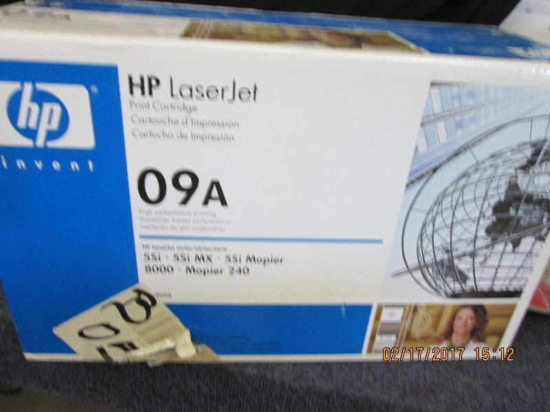 lot 59 image: HP LaserJet, not opened...