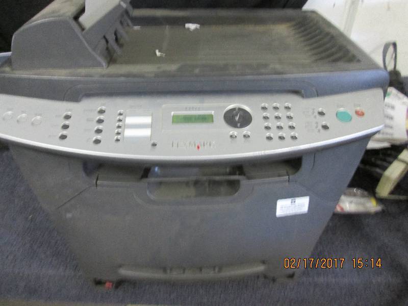 lot 60 image: Lexmark x342 n printer and powers u...