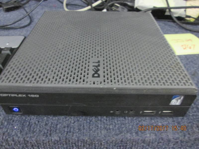 lot 67 image: Dell optiplex 160(no harddrive no s...