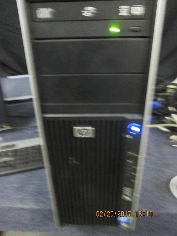 lot 91 image: hp z400 workstation disk error no s...