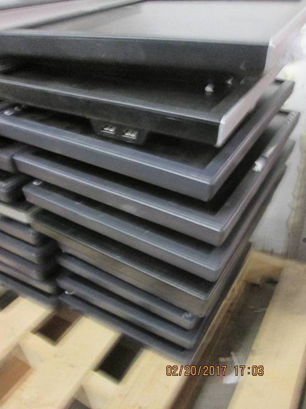 lot 96 image: stack of 11 computer monitors all t...