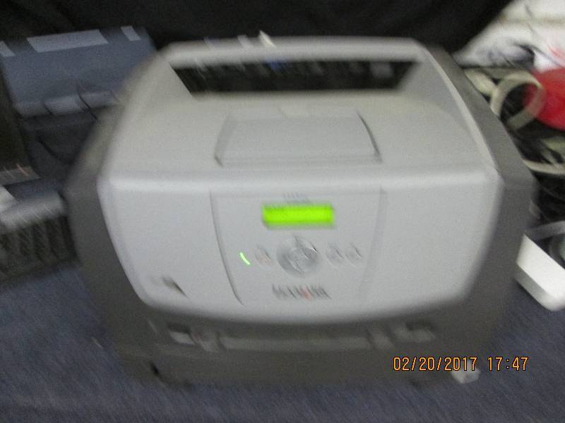 lot 108 image: lexmark e352dn printer powers on ...