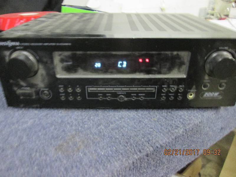 lot 124 image: insigna stereo reviever amplifier p...