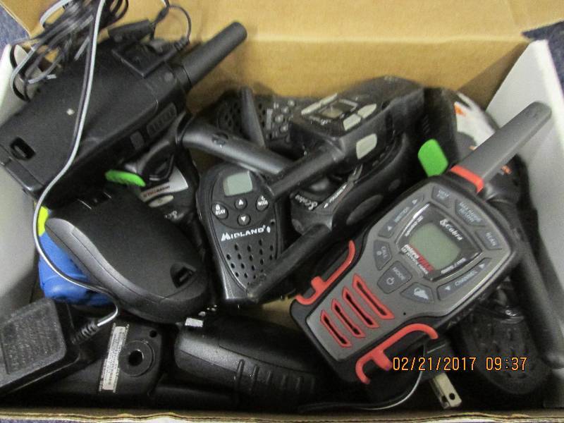 lot 127 image: box of walkie talkies ...
